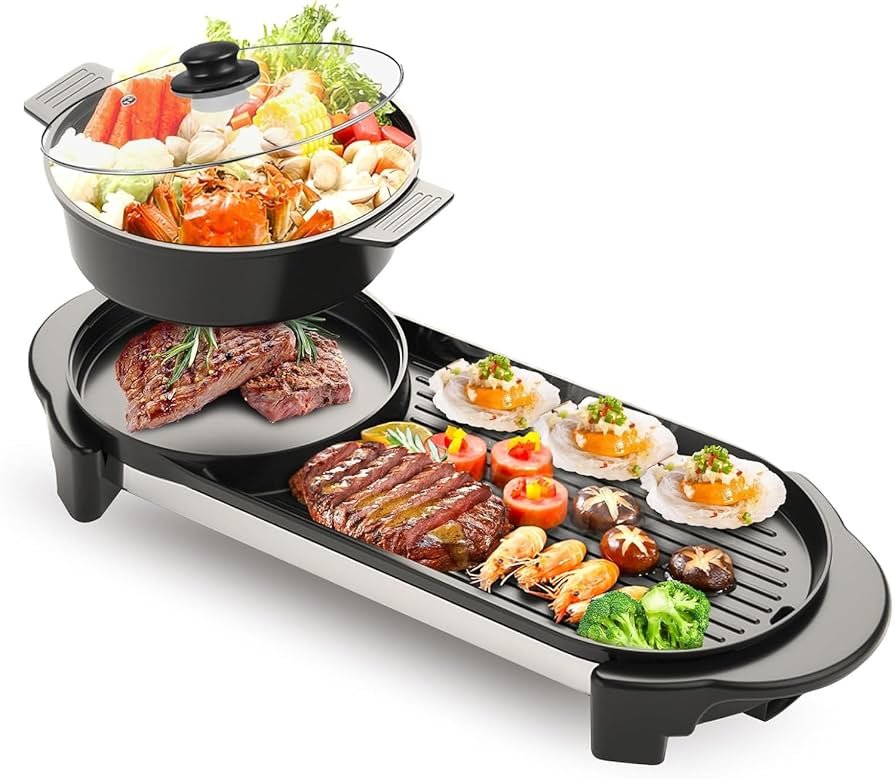 Multi-Plate Versatile Indoor Grill