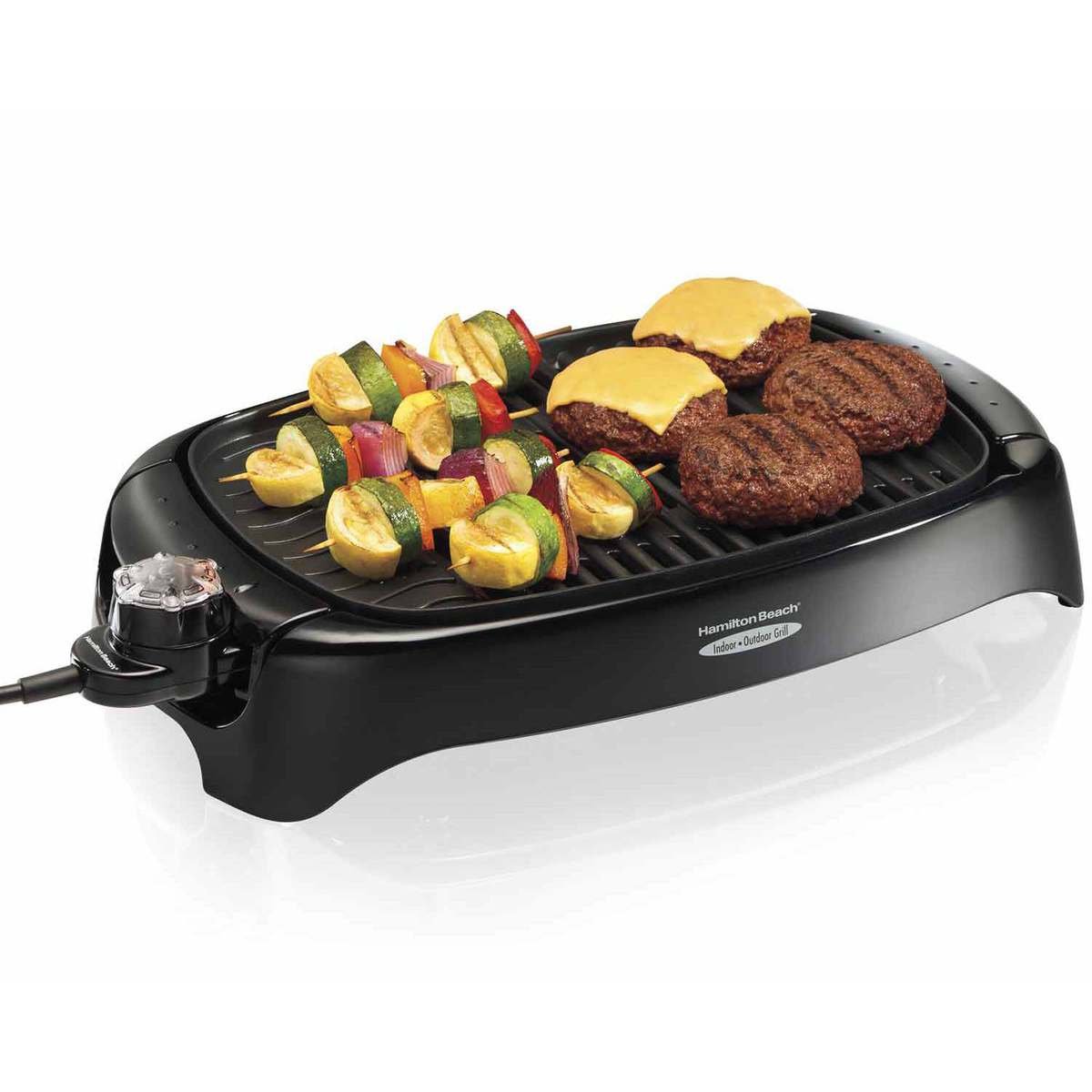 Premium Indoor/Outdoor Electric Grill with Digital Controls